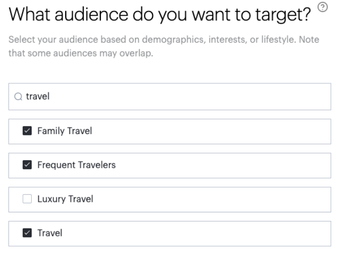 What audience do you want to target?